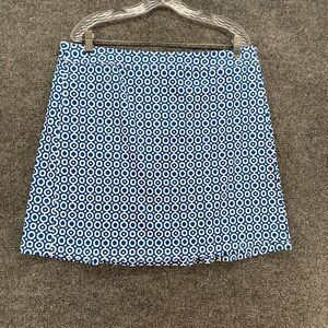 Rip‎ Skirt Hawaii Wrap Skirt Womens XL Blue Circles Straight Cover Beach Ladies